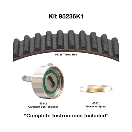 Dayco 93-97 Geo/Toyota 1.6L Timing Belt Kit, 95236K1 95236K1